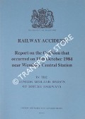 Book cover of Railway Accident - Report on the Collision that occurred on 11th October 1984 near Wembley Central Station in the London Midland Region, British Railways by Department of Transport